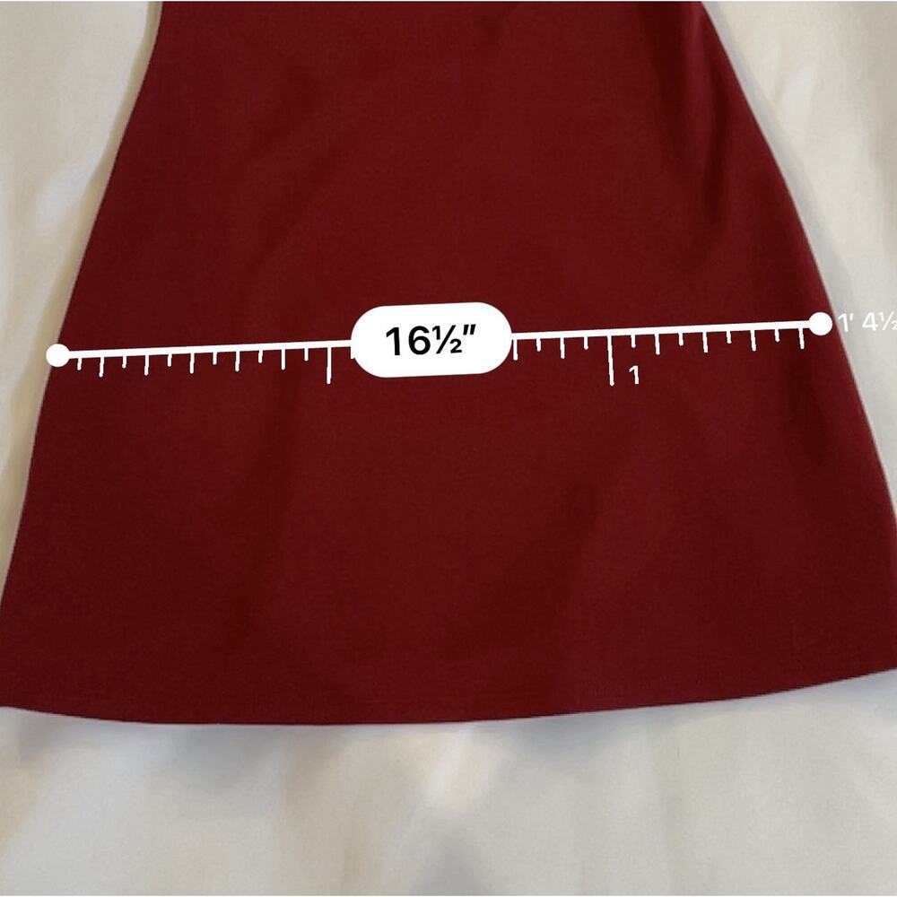Lovers + Friends Strapless Mini Dress Red Bodycon Tube Cocktail Party Size S - Picture 8 of 14